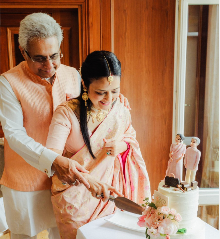 TMC MP Mahua Moitra and BJD veteran and Supreme Court advocate Pinaki Mishra